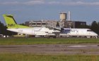 Air Baltic Dash 8 Q400 YL-BAE postcard