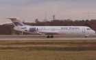 Master Airways Fokker 100 YU-AOM postcard