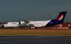 Malev Dash 8 Q400 HA-LQC postcard