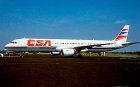 CSA Czech Airlines Airbus A321 OK-CEC postcard