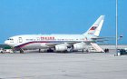 Rossija Rossiya Airlines Ilyushin 96 RA-96012 postcard