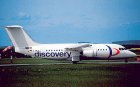 Discovery Travel BAE 146-200 D-AWUE postcard