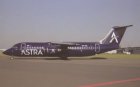 Astra Airlines Greece BAE 146-300 SX-DIZ postcard