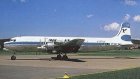 Iran Air Douglas DC-6 EP-AEY postcard