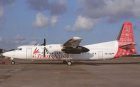 Trans Nusa Indonesia Fokker 50 PK-TNC postcard