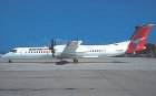 Qantas Link Australia Dash 8 Q400 C-GAFM postcard