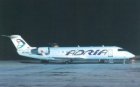 Adria Airways Slovenia Canadair CRJ 200 S5-AAE postcard