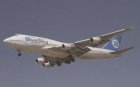 Blue Sky Boeing 747-400 EK-74779 postcard