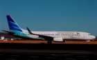 Garuda Indonesia Boeing 737-800 PK-GMC postcard