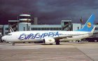 Eurocypria Airlines Boeing 737-800 5B-DBV postcard