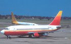 Jatayu Airlines Boeing 737-200 PK-JGY postcard