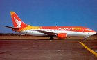 Adamair Indonesia Boeing 737-300 PK-KKE postcard