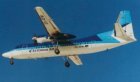 Estonian Air Fokker 50 ES-AFM postcard