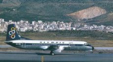 Olympic Airways Greece NAMC YS-11A SX-BBI postcard