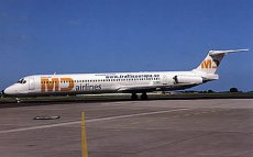 MD Airlines MD-83 TF-MDC postcard