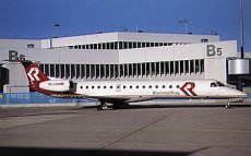 Rheintalflug Embraer 145 OE-LSM postcard