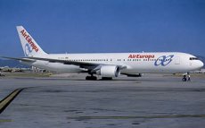 Air Europa Boeing 767-300 EC-HKS postcard