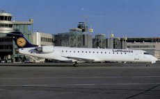 Lufthansa Cityline Canadair RJ 700 D-ACPE postcard