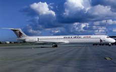 Nordic Airlink MD-82 HB-INR postcard