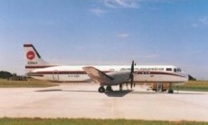 Biman Bangladesh Airlines BAE ATP G-11-026 postcard