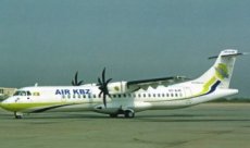 Air KBZ Myanmar ATR-72 XY-AJD postcard
