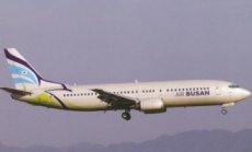 Air Busan Boeing 737-400 HL7510 postcard