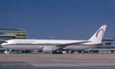 RAM Royal Air Maroc Boeing 767-300 CN-RNT @ Paris Orly postcard