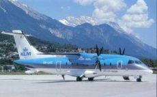 Air Alps Aviation / KLM Alps Dornier 328 OE-LKC @ Innsbruck postcard