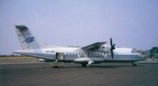 Air Botswana ATR-42 A2-ABC postcard