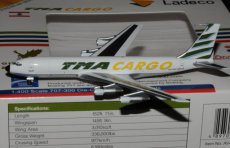 TMA Cargo Boeing 707 1/400 scale desk model