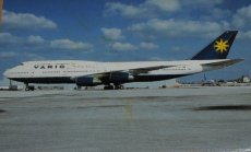 Varig Brasil Boeing 747-300 postcard