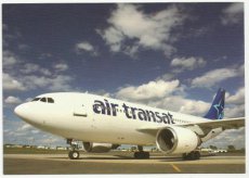 Airline issue postcard - Air Transat Canada A310 Airline issue postcard - Air Transat Canada Airbus A310-300