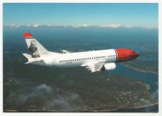 Airline issue postcard - Norwegian Boeing 737-300 Airline issue postcard - Norwegian Boeing 737-300