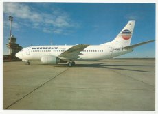 Airline issue postcard - Euroberlin France Boeing 737-300 G-MONL