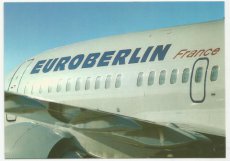 Airline issue postcard - Euroberlin France B737 Airline issue postcard - Euroberlin France Boeing 737-300