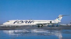 Adria Airways Slovenia MD-82 YU-ANC postcard @ Munich