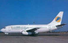 Aerosvit Ukraine Boeing 737-200 UR-BFA postcard