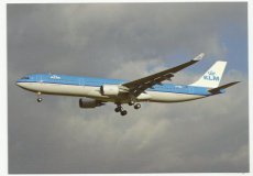 KLM Airbus A330-300 F-WWYP postcard