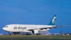 Air Afrique Airbus A330-200 TU-TAY postcard