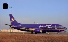 Bluebird Cargo Boeing 737-300F TF-BBG postcard