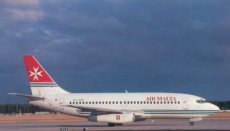 Air Malta Boeing 737-200 9H-ABB postcard