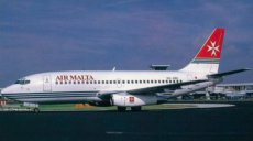 Air Malta Boeing 737-200 9H-ABE postcard