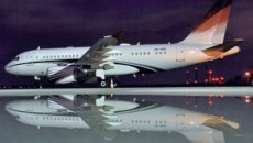 Comlux Aviation Malta Airbus A319 9H-SNA postcard