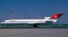 Air Malta Boeing 727-200 G-BPNS postcard