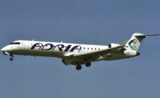 Adria Airways Canadair CRJ 700 S5-AAZ postcard