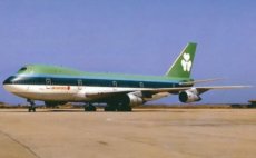 Aer Lingus / Air Jamaica Boeing 747 EI-BED postcard