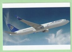 Air Astana Boeing 767-300 - postcard