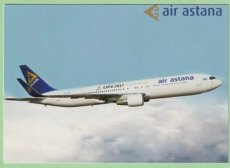 Air Astana Boeing 767-300ER - postcard