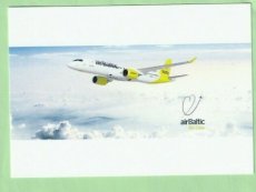 Air Baltic Airbus A220 - postcard