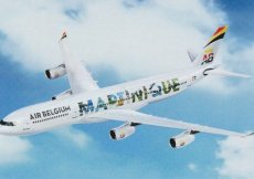 Air Belgium Airbus A340 - postcard